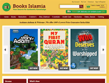 Tablet Screenshot of booksislamia.com